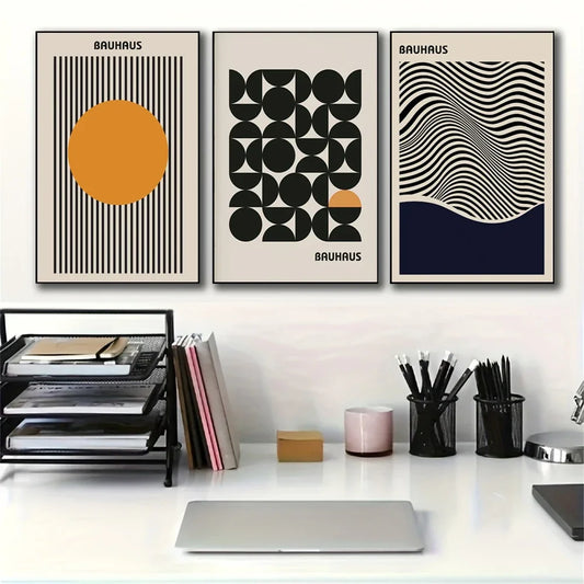 Forma Pura – Póster Estilo Bauhaus Minimalista