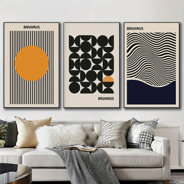 Forma Pura – Póster Estilo Bauhaus Minimalista